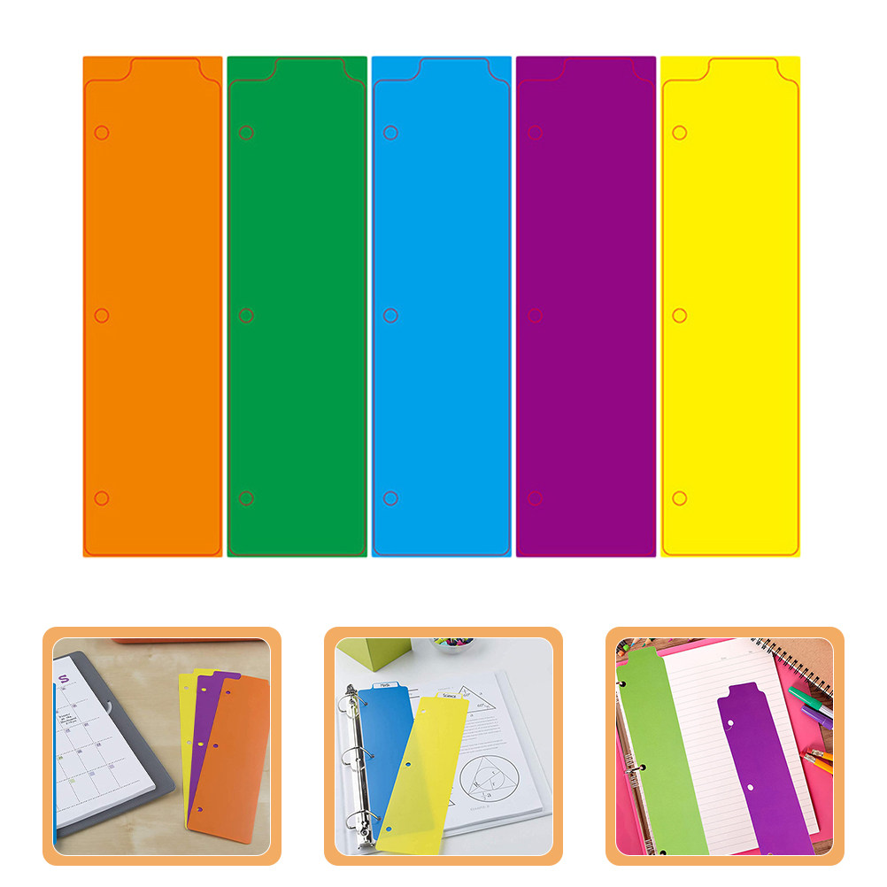 Index Tab Divider - 15Pcs -in Binder Dividers Repositionable Plastic