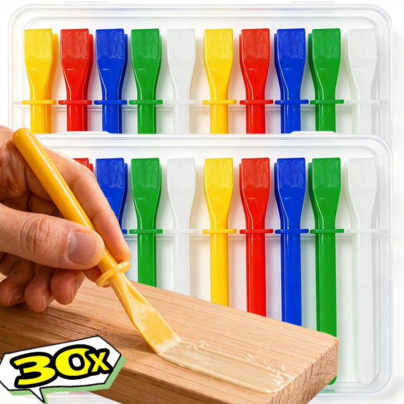 Glue Stick Pack - 30/10PCS Glue Spreader Glue Brushes Handheld