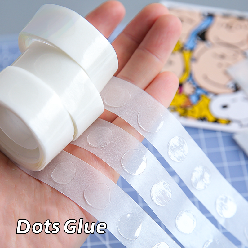 Glue Stick Pack - 1roll Traceless Dots Glue Tape Removable