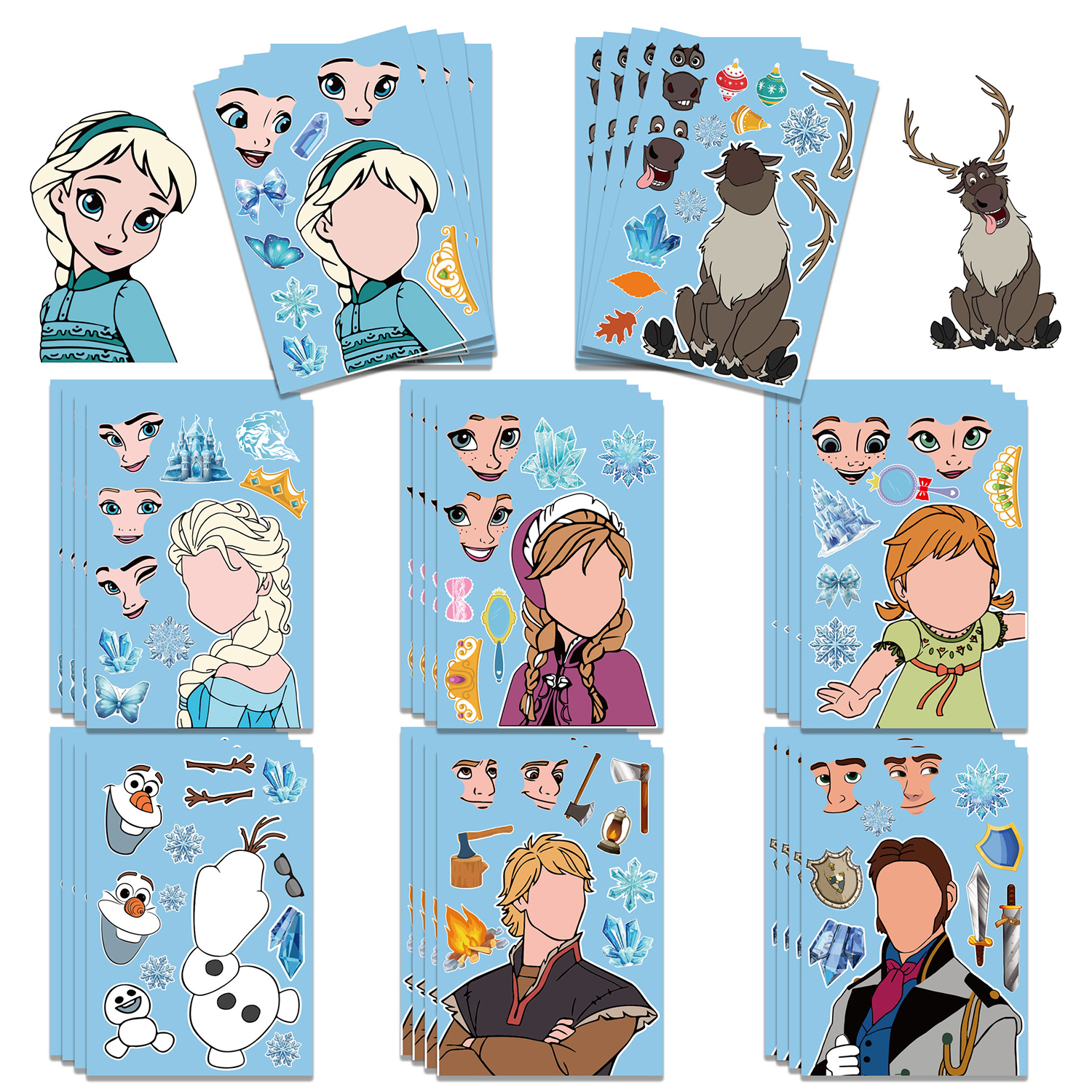 Frozen Queen Party Sticker Els - مراجعة Memo Pad Sticky وسعره