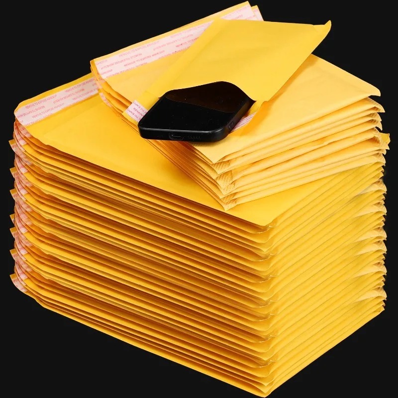 10-50Pack Kraft Bubble Mailers - مراجعة Letter Envelope Kraft وسعره