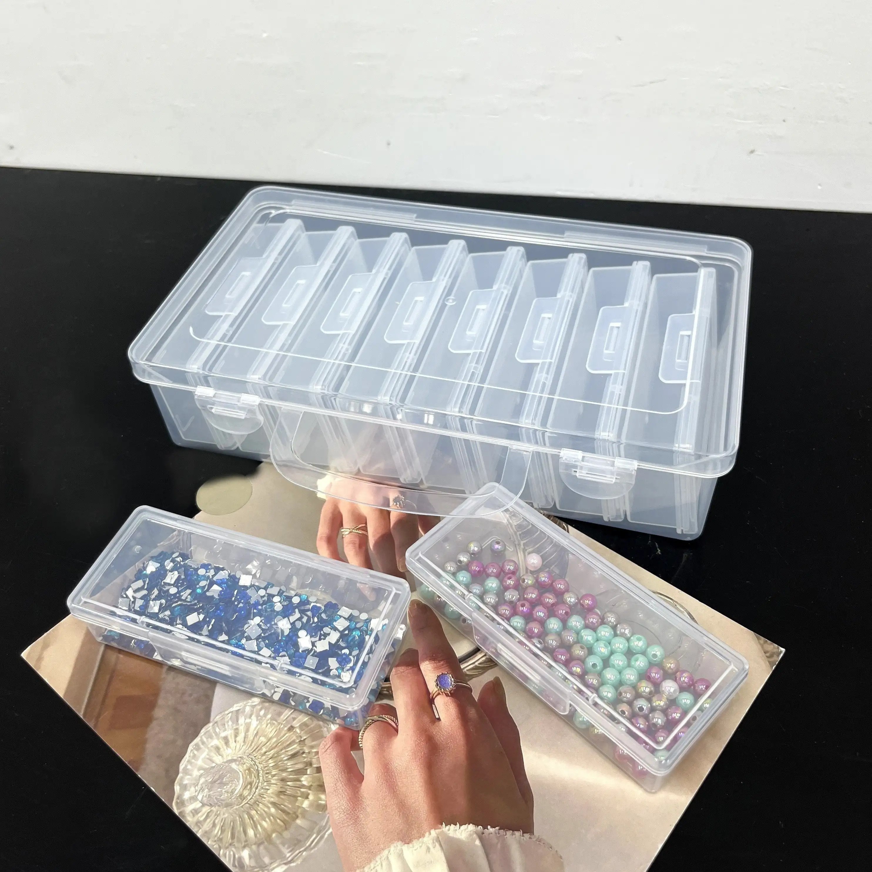 Transparent Plastic Storage Bo - مراجعة Stationery Office Supply Store وسعره