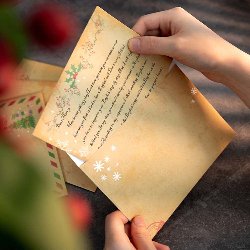 Party Vintage Greeting Card Sa - مراجعة Letter Envelope Kraft وسعره