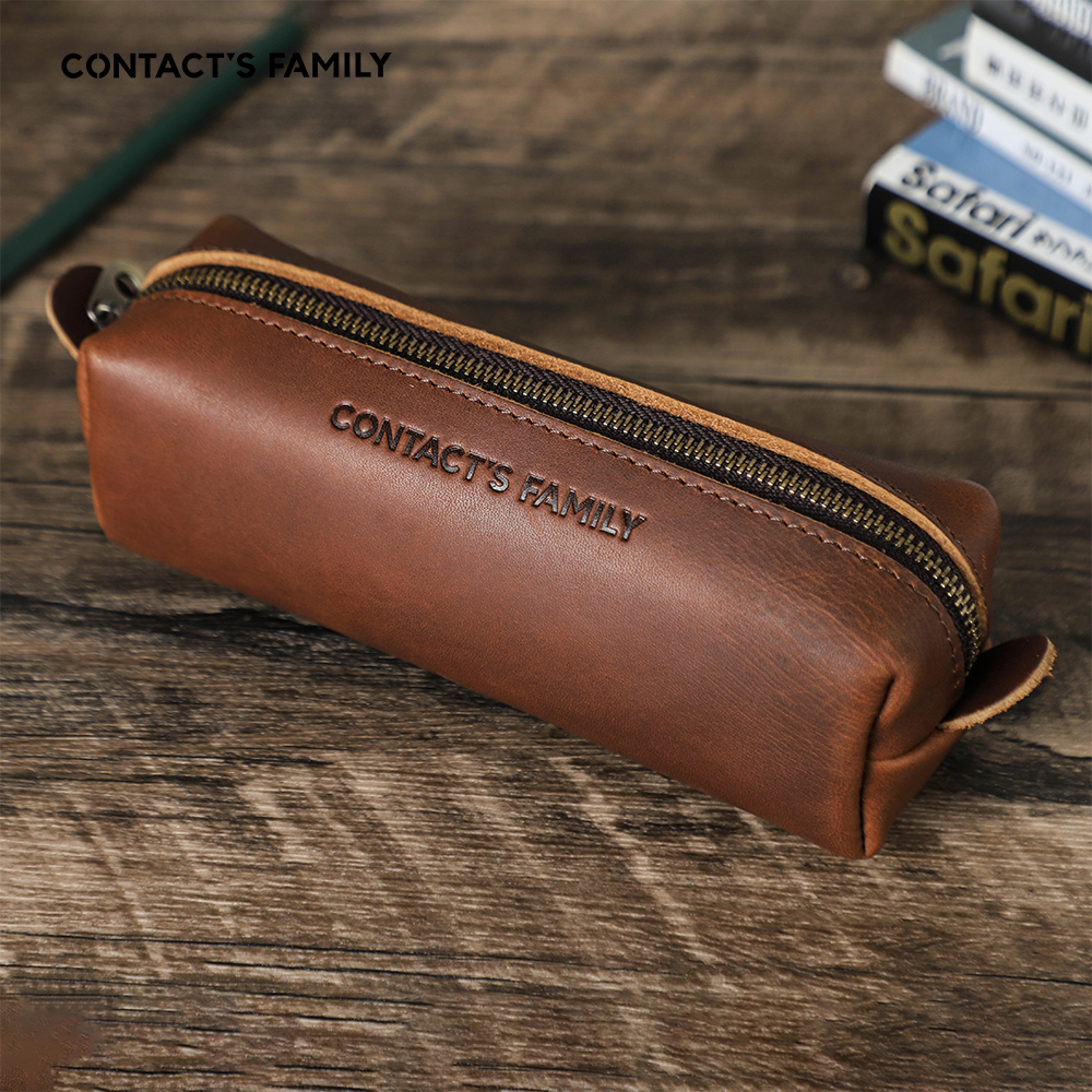 Retro Leather Pencil Case High - مراجعة Stationery Supplies Business وسعره