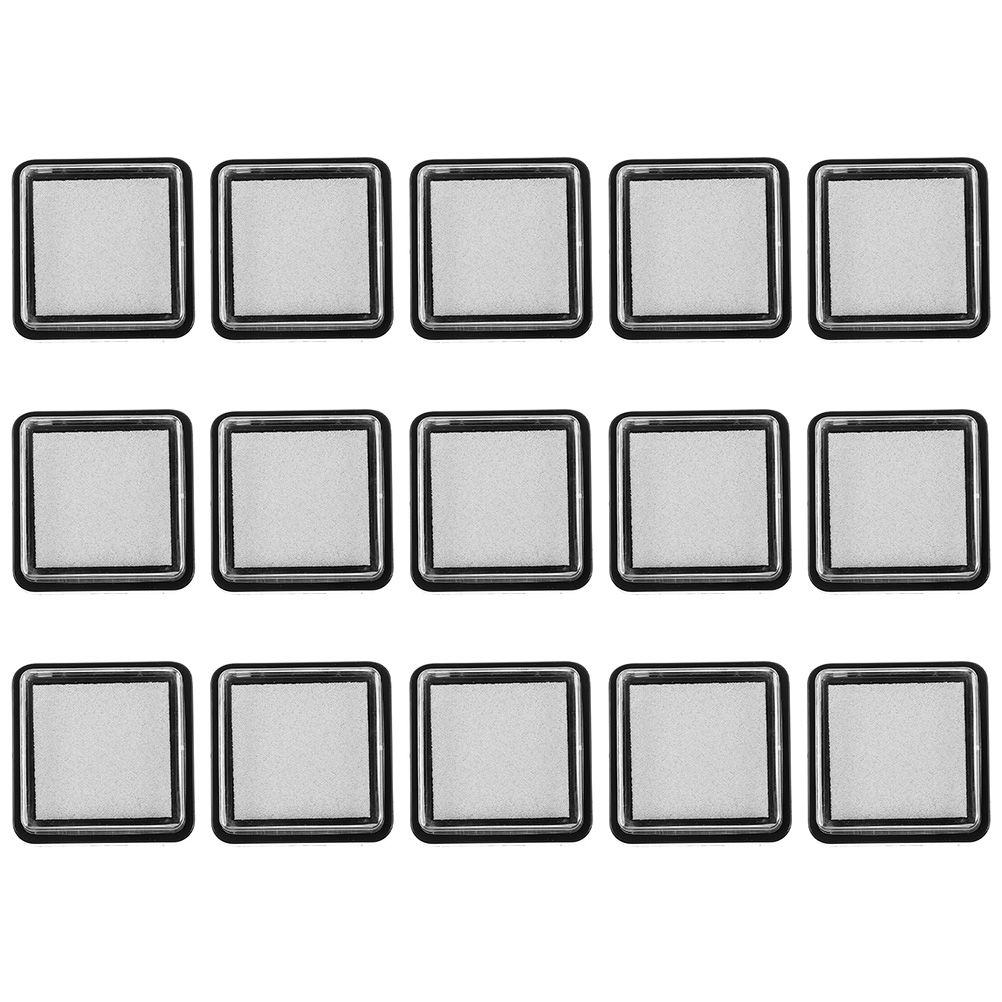 15pcs Ink Pads Ink Pads Blank  - مراجعة Self Inking Stamp وسعره