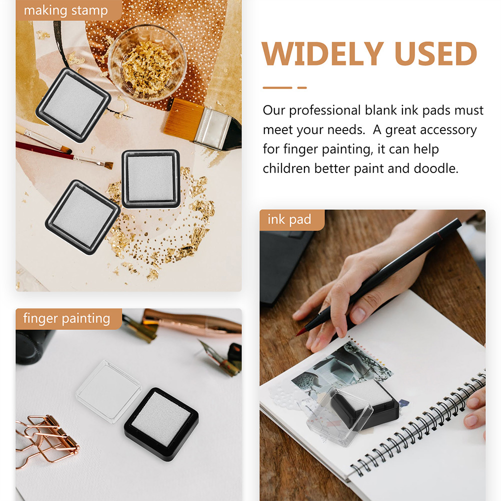 15pcs Ink Pads Ink Pads Blank  - مراجعة Self Inking Stamp وسعره