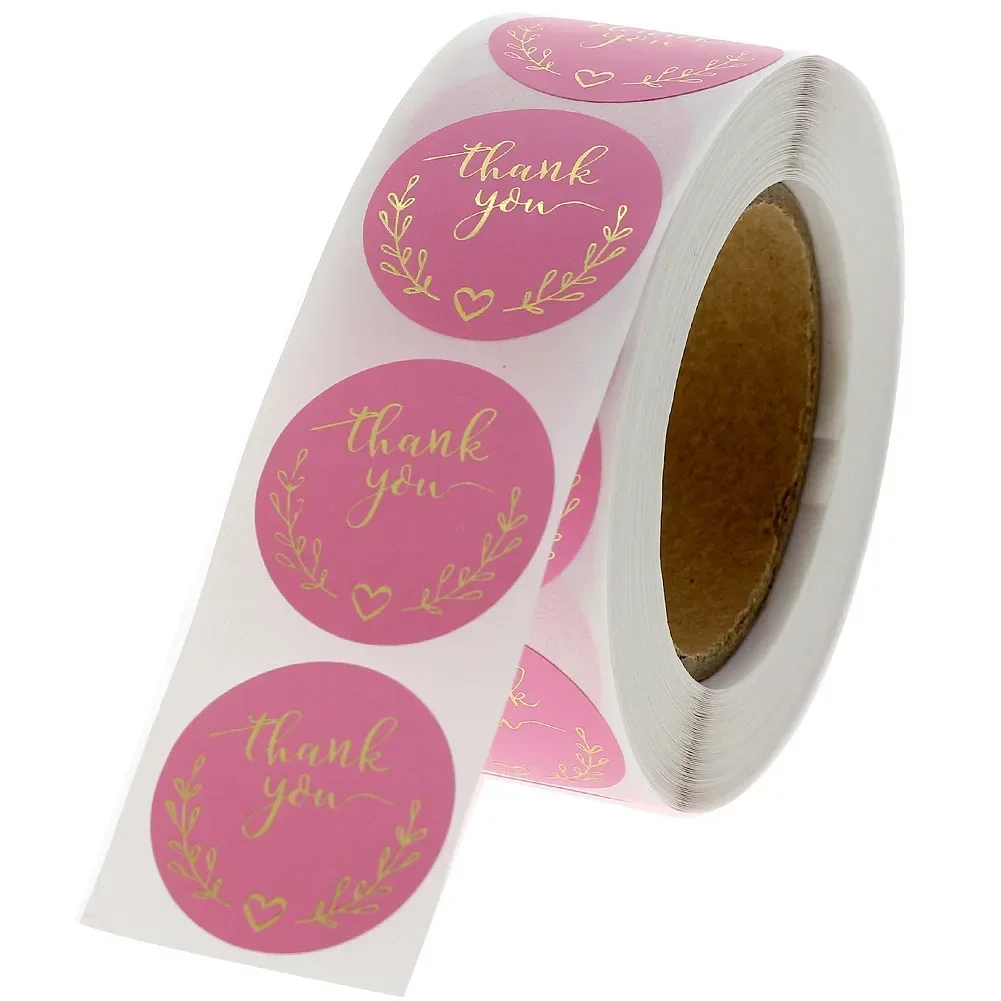 50-500pcs Thank You Sticker Pi - مراجعة Stationery Supplies Business وسعره