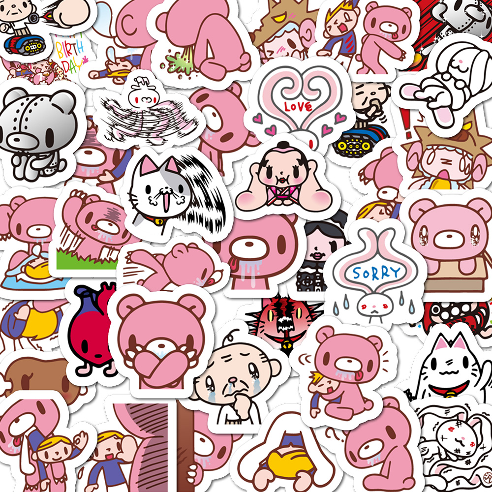 40pcs Cartoon Gloomy Bear & CH - مراجعة Memo Pad Sticky وسعره