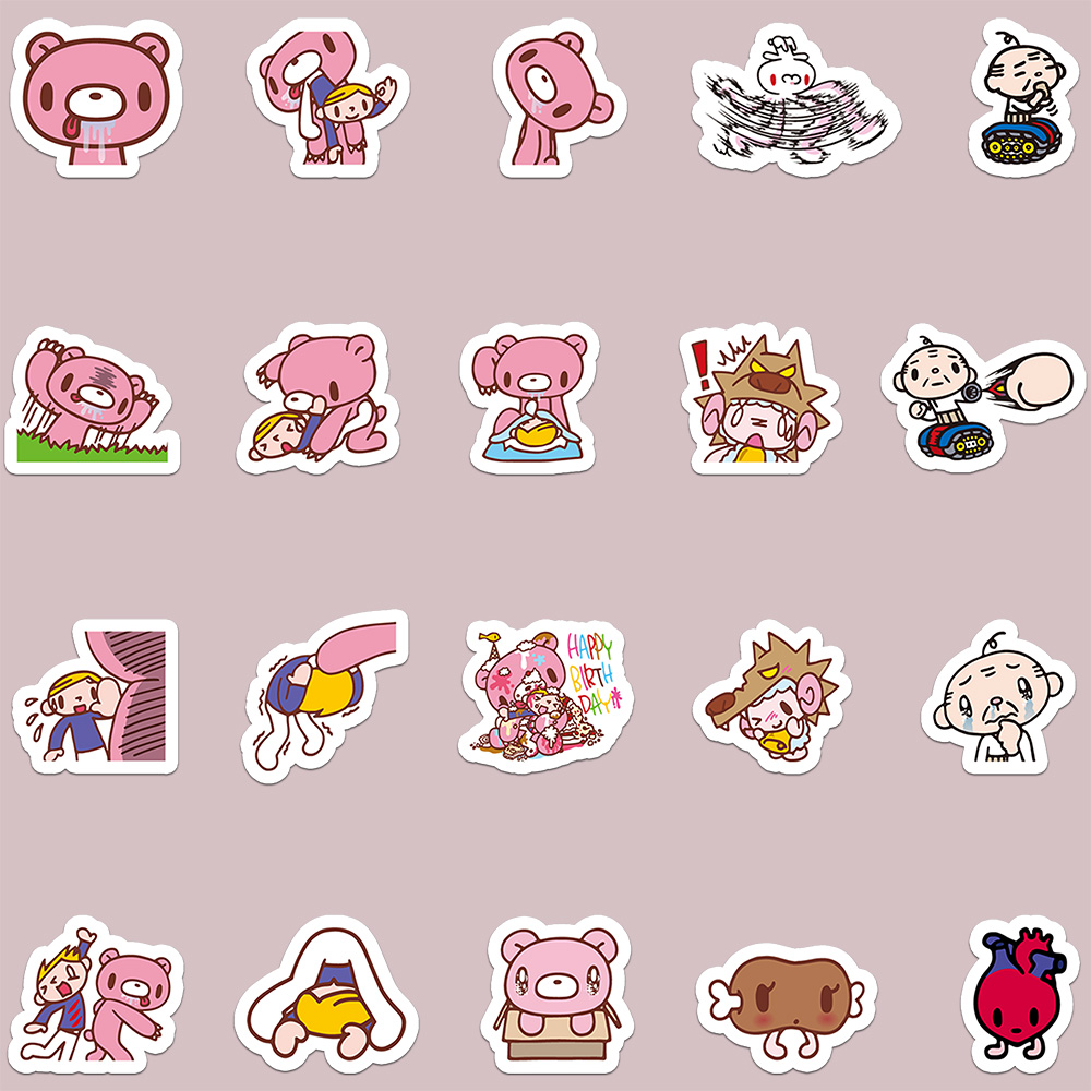 40pcs Cartoon Gloomy Bear & CH - مراجعة Memo Pad Sticky وسعره