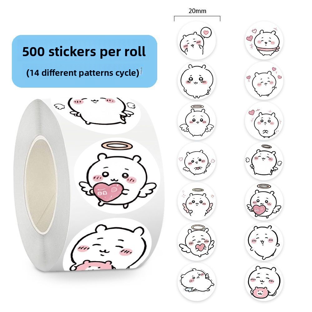 jiyi Stickers Roll 500 Pcs Kaw - مراجعة Memo Pad Sticky وسعره