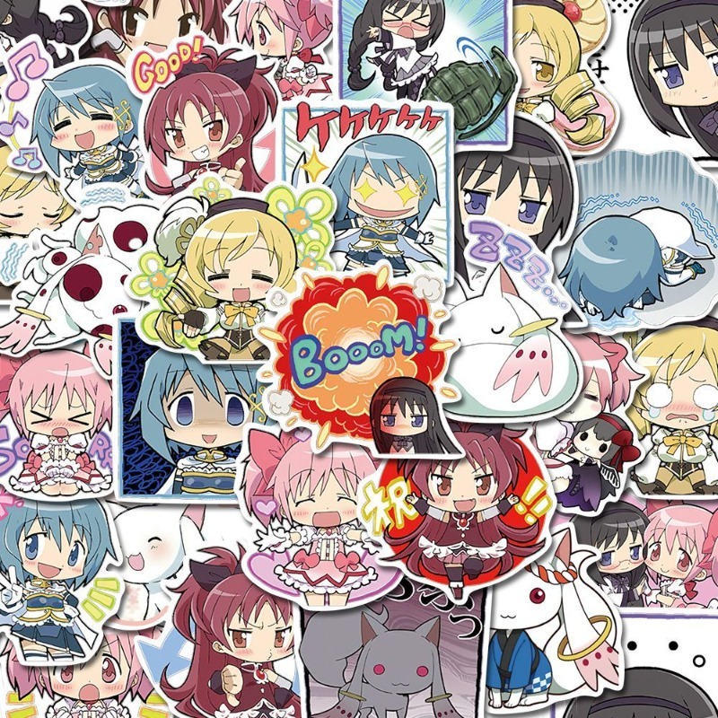 48 PCS Cartoon Puella Magi Mad - مراجعة Memo Pad Sticky وسعره