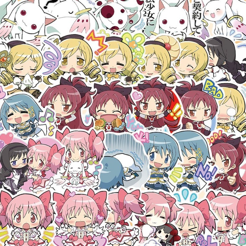 48 PCS Cartoon Puella Magi Mad - مراجعة Memo Pad Sticky وسعره