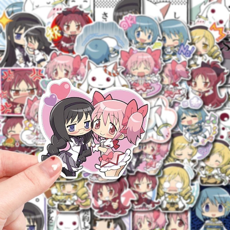 48 PCS Cartoon Puella Magi Mad - مراجعة Memo Pad Sticky وسعره