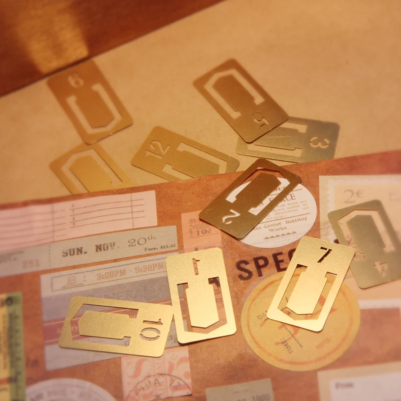 12 Pcs/lot Vintage Copper Book - مراجعة Stationery Office Supply Store وسعره