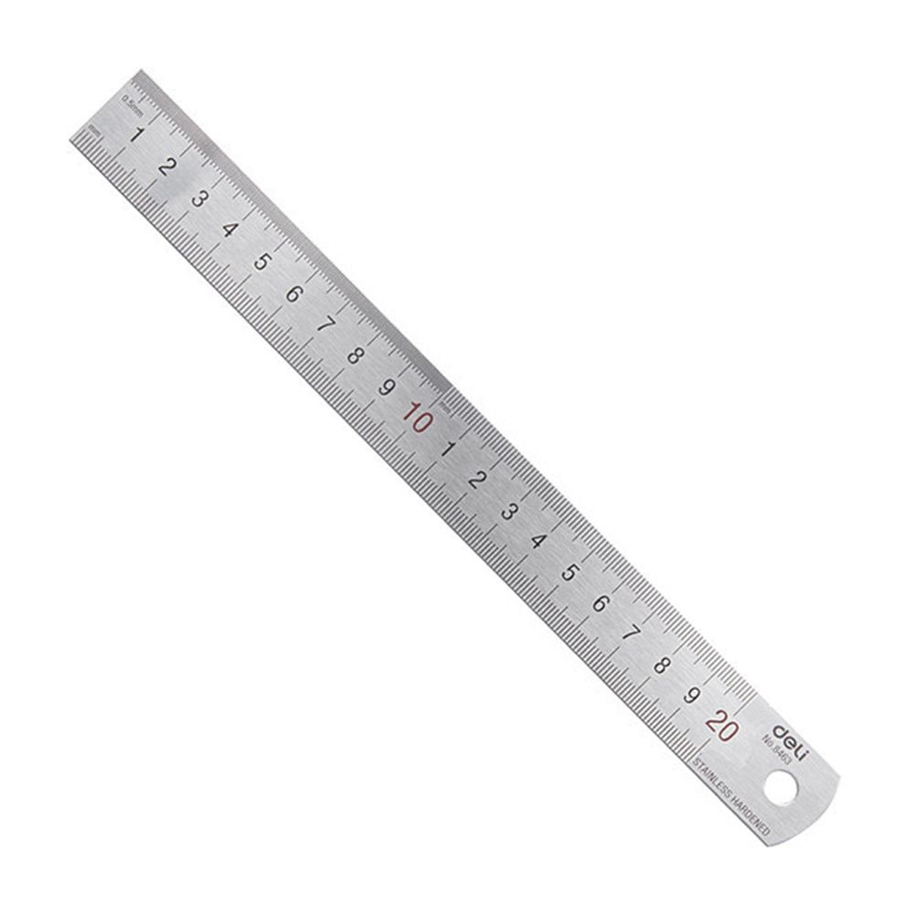 Deli 20cm Stainless Steel Meta - مراجعة Stationery Office Supply Store وسعره