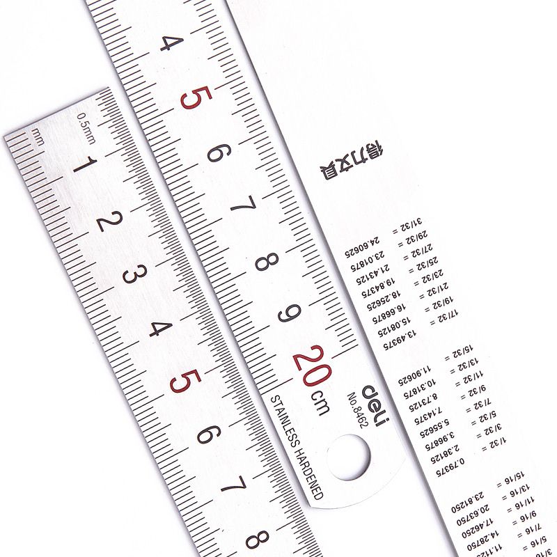 Deli 20cm Stainless Steel Meta - مراجعة Stationery Office Supply Store وسعره