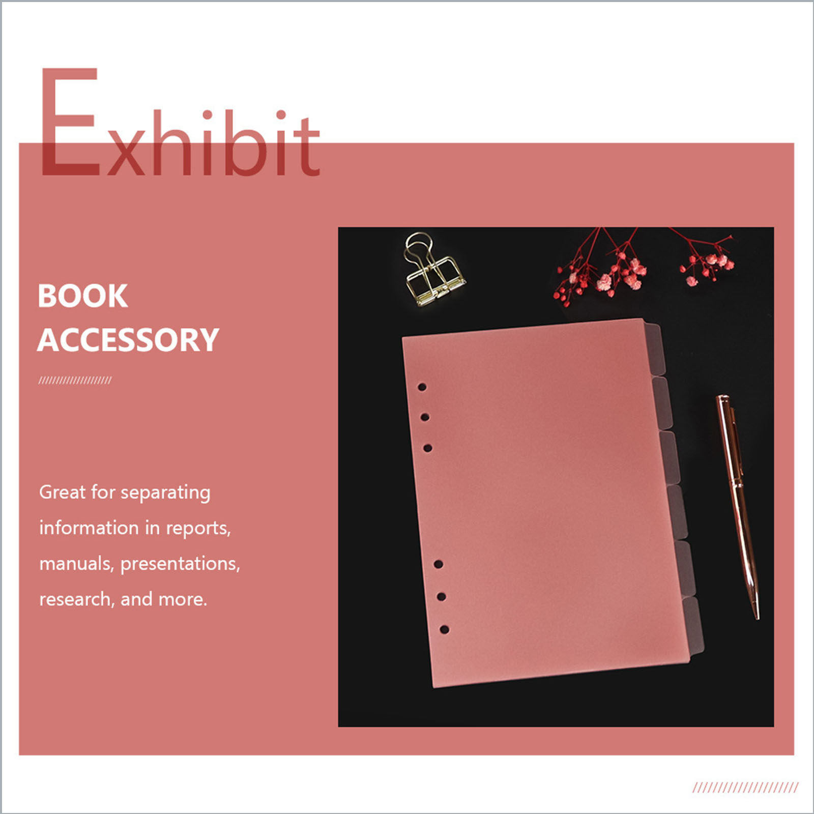 6Pcs Notebook Dividers with Wr - مراجعة Index Tab Divider وسعره