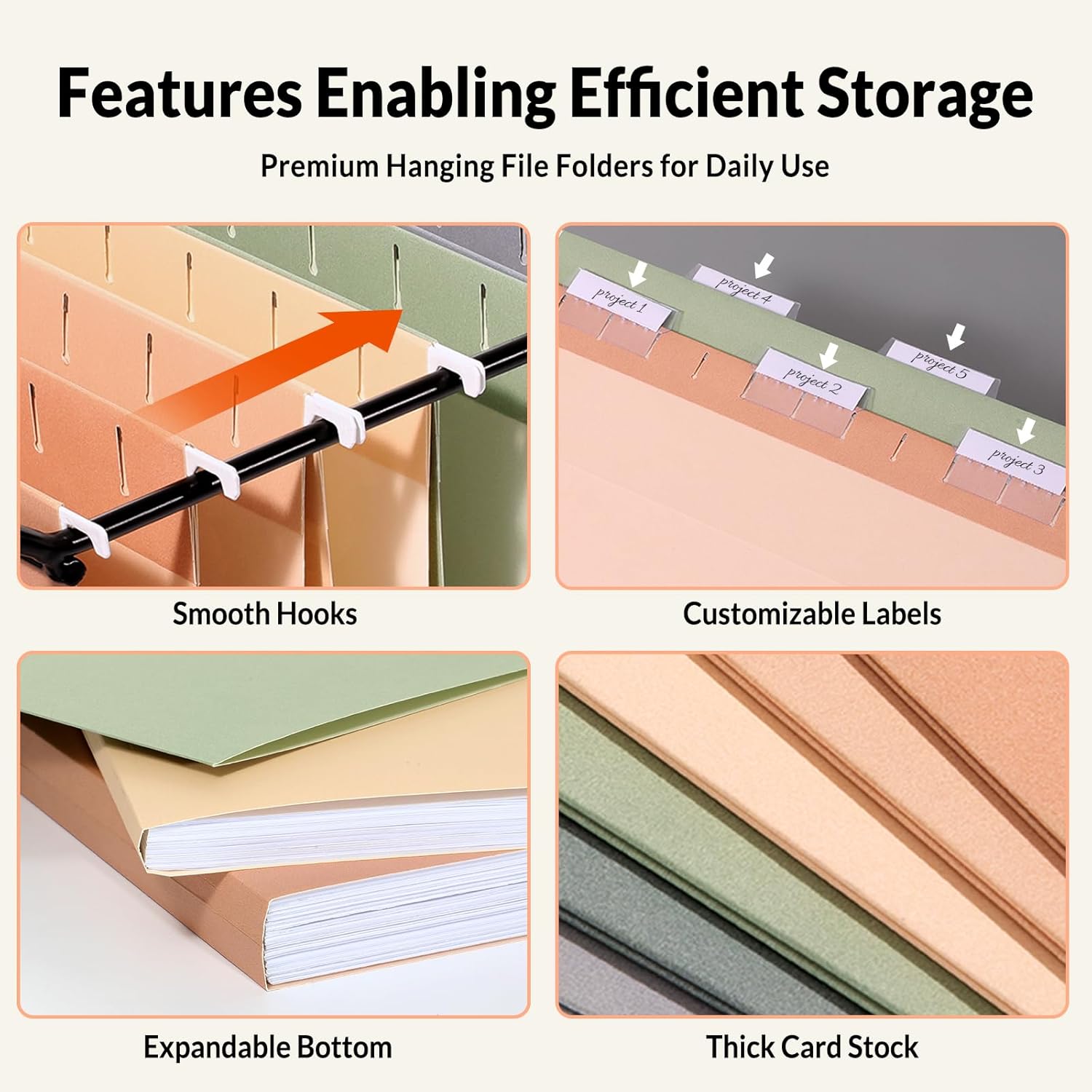 Hanging File Folders 6 Pack, L - مراجعة File Folder Hanging وسعره
