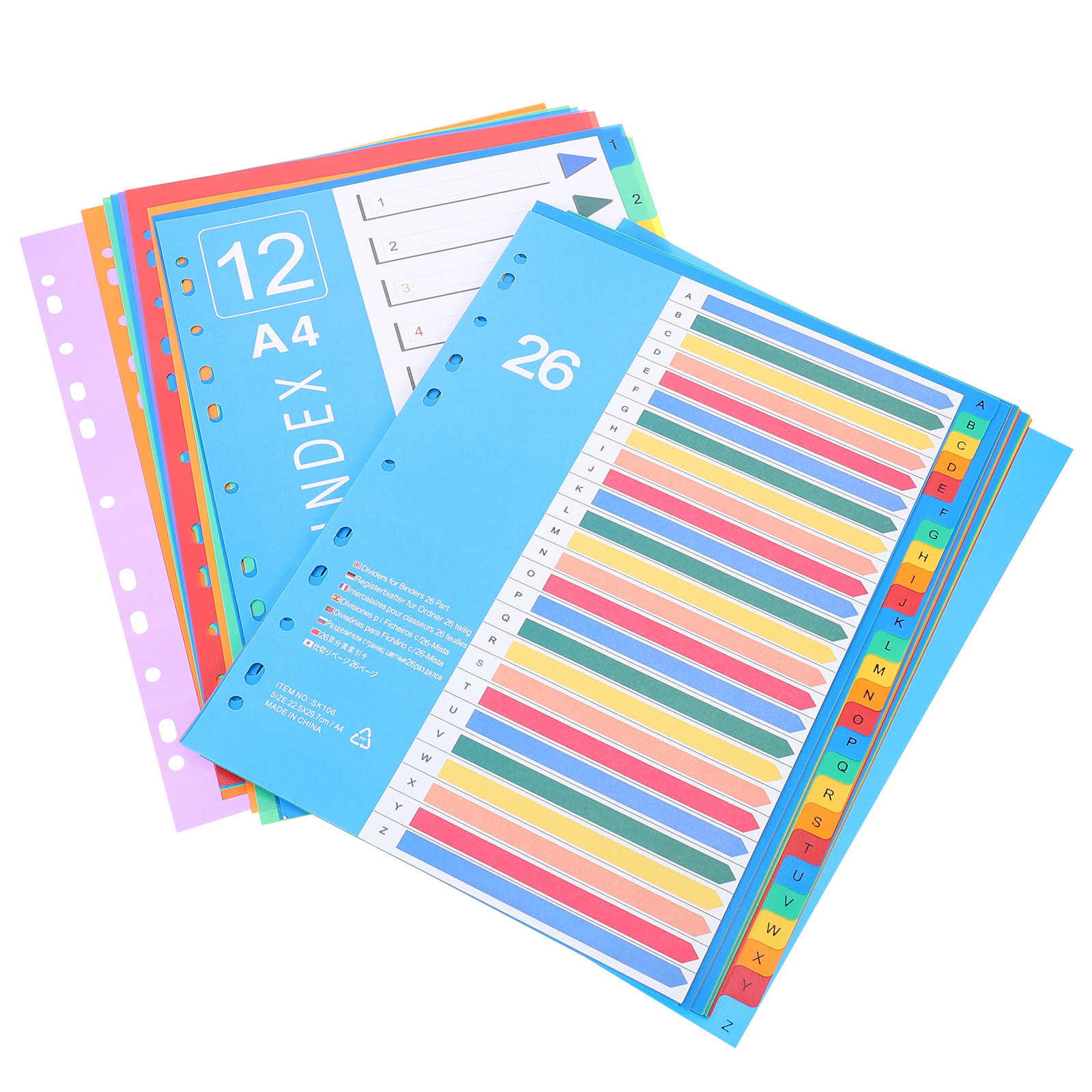 38Pcs Colored Plastic Folder S - مراجعة Index Tab Divider وسعره