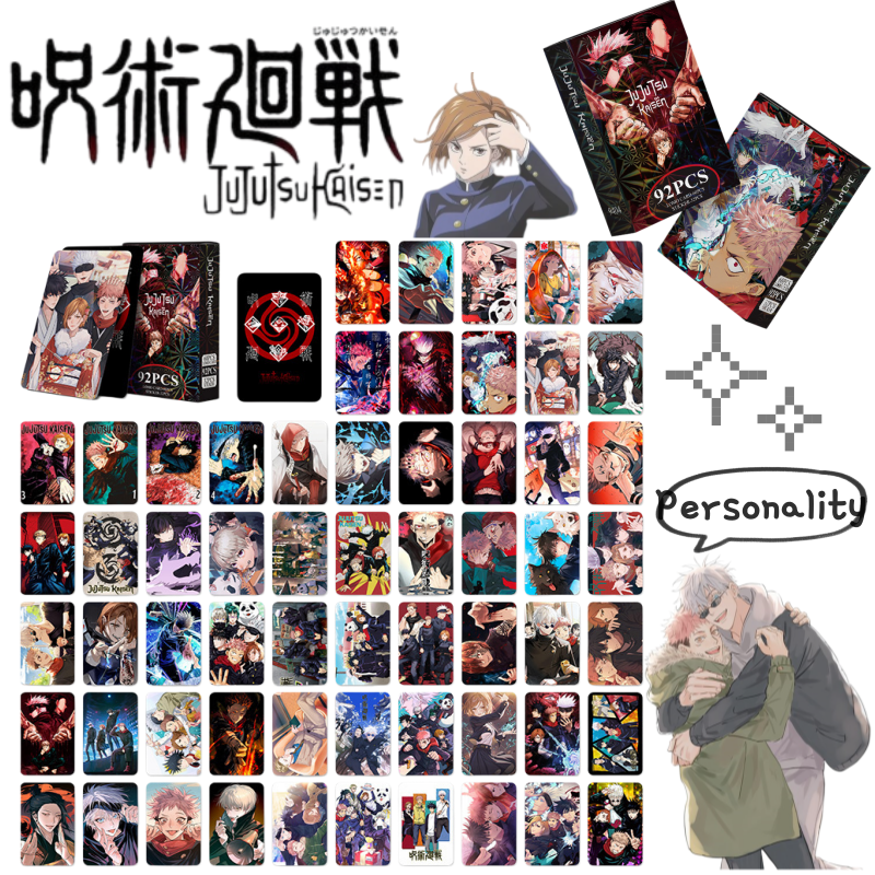 92pcs Jujutsu Kaisen Yuji Itad - مراجعة Memo Pad Sticky وسعره