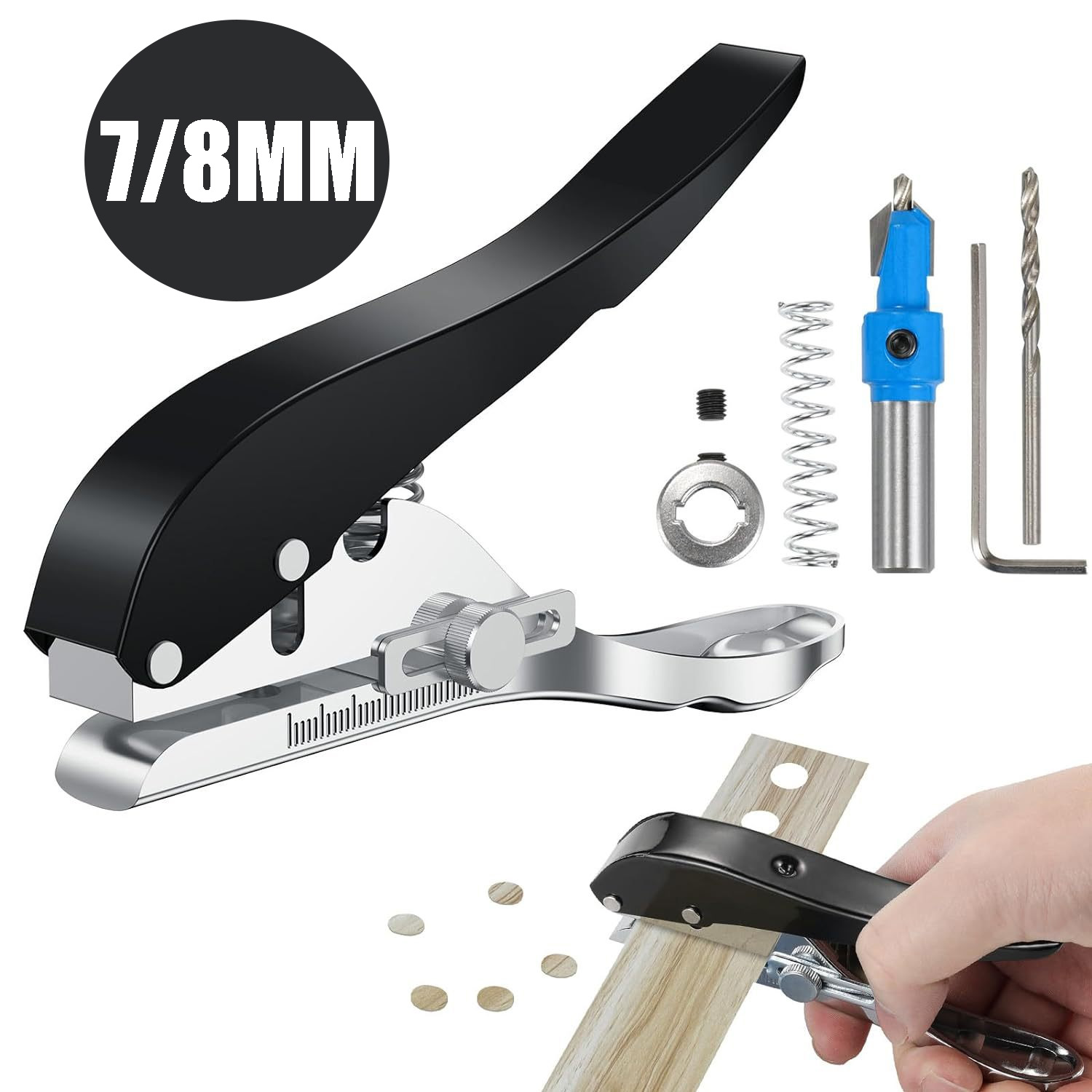 Hole Punch 3/8 Inch-8/10mm Sin - مراجعة Paper Punch 3 Hole وسعره