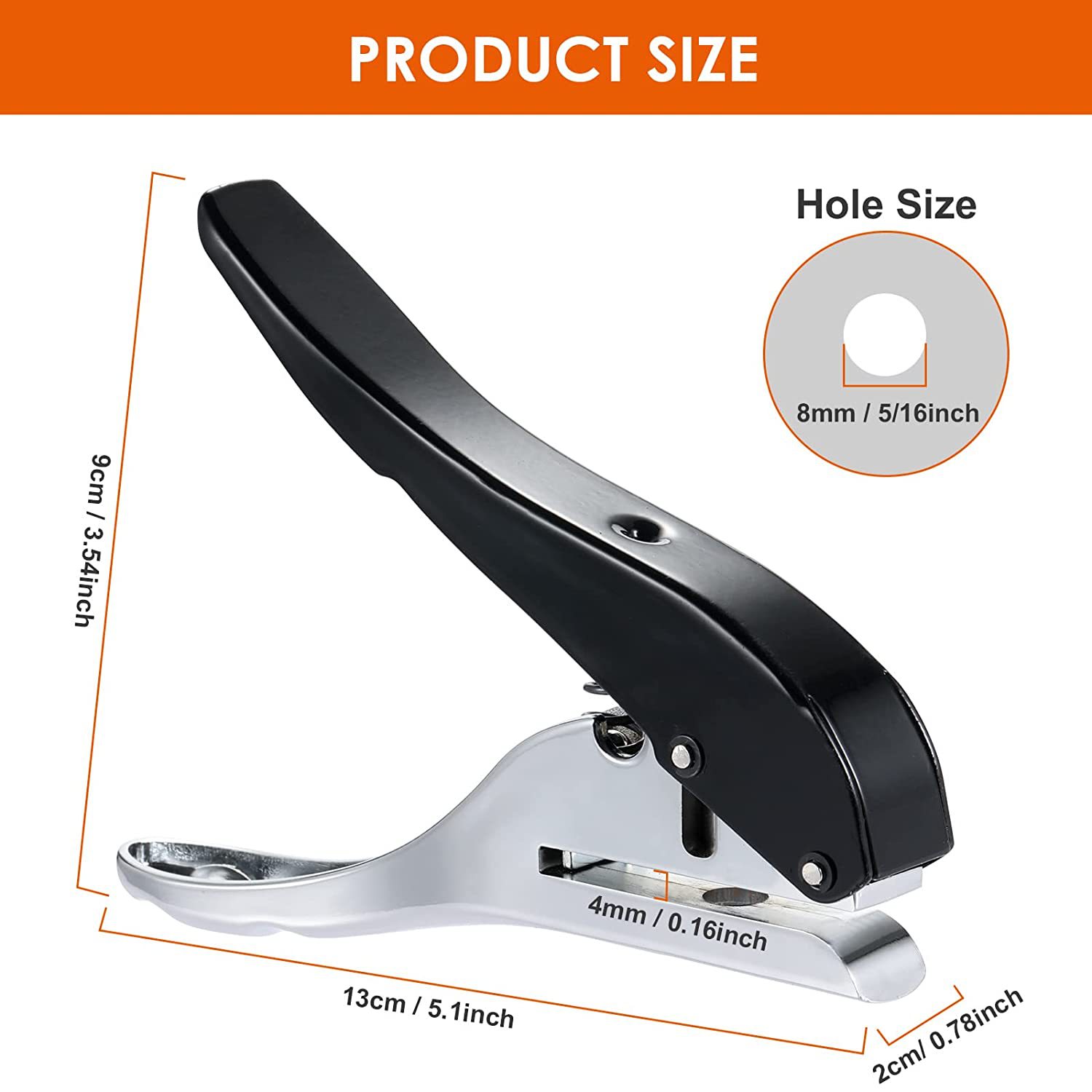 Hole Punch 3/8 Inch-8/10mm Sin - مراجعة Paper Punch 3 Hole وسعره