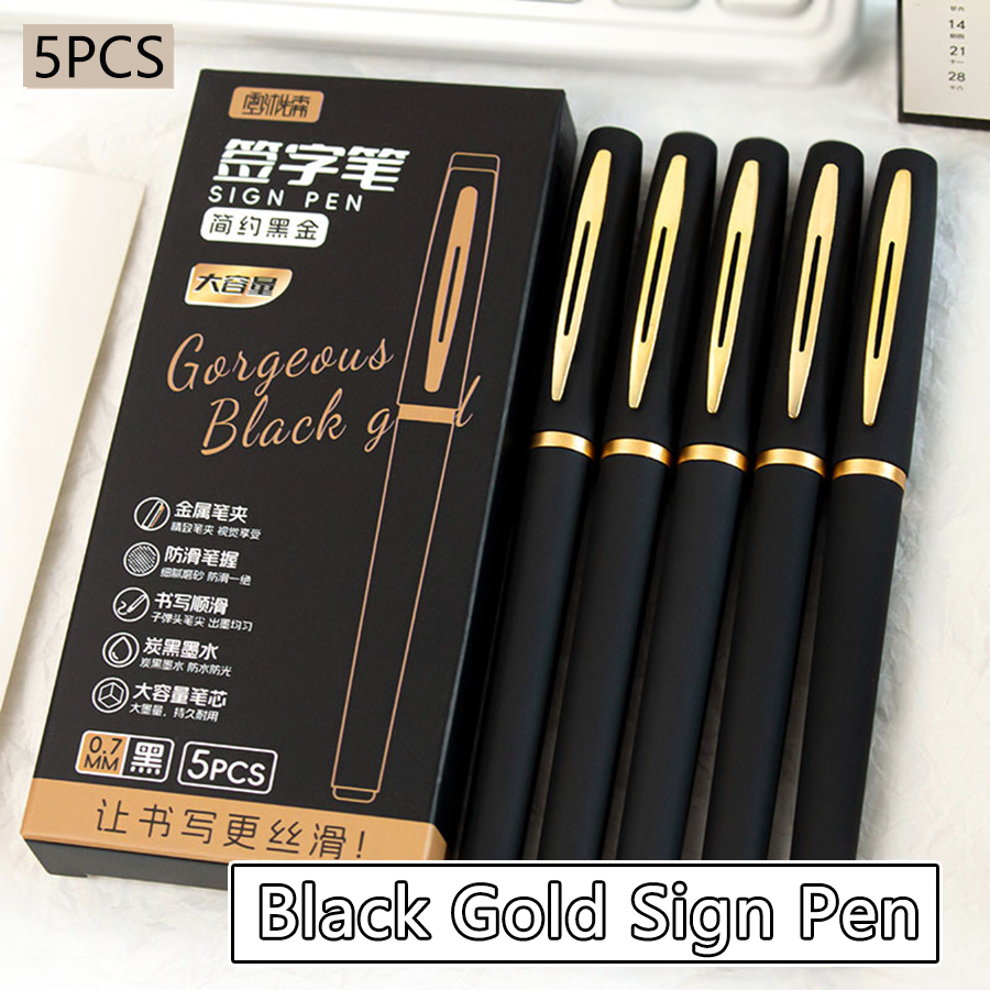 5Pcs/Pack Large Capacity Gel P - مراجعة Stationery Supplies Business وسعره