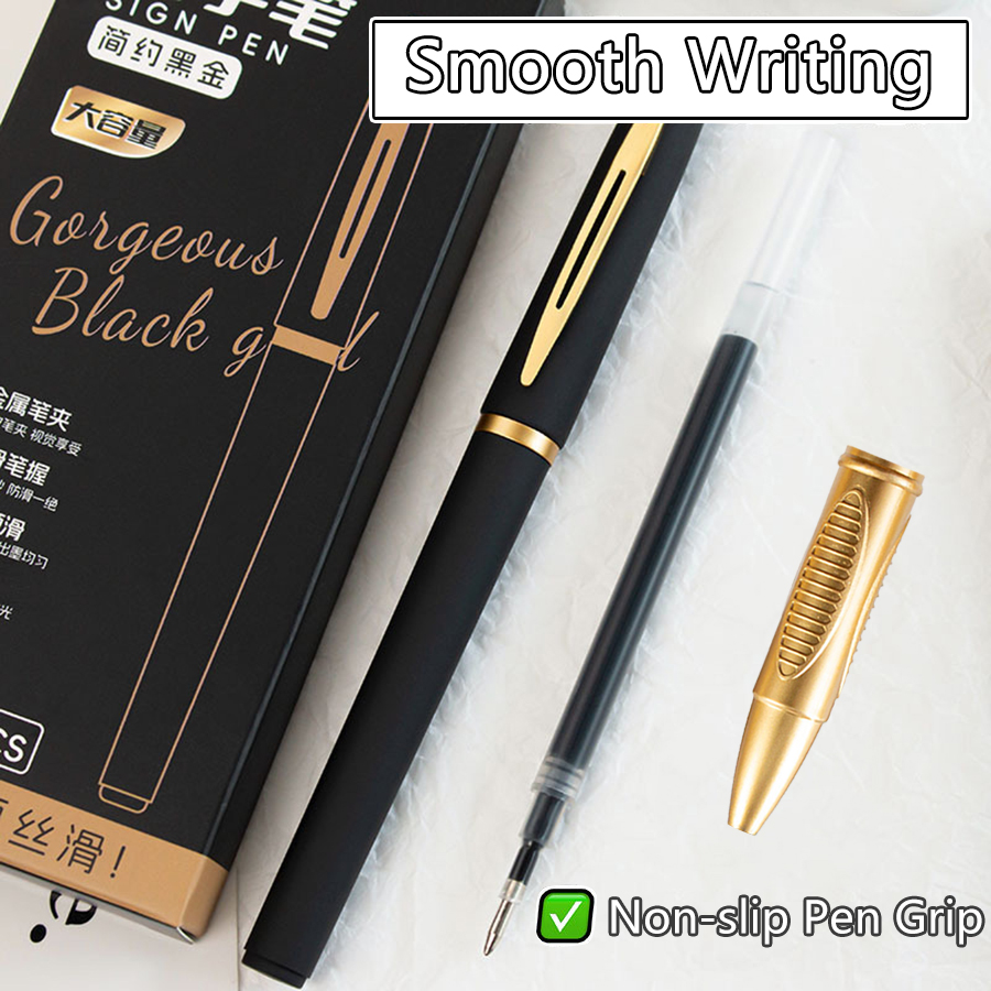 5Pcs/Pack Large Capacity Gel P - مراجعة Stationery Supplies Business وسعره