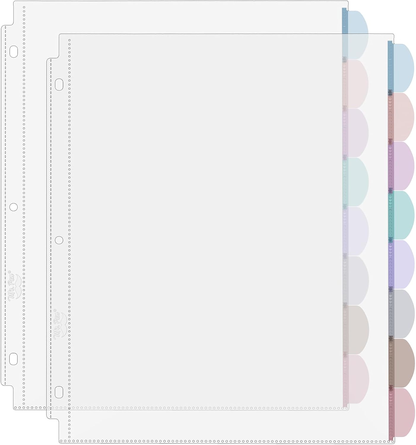A4 Clear Sheet Protectors with - مراجعة Index Tab Divider وسعره