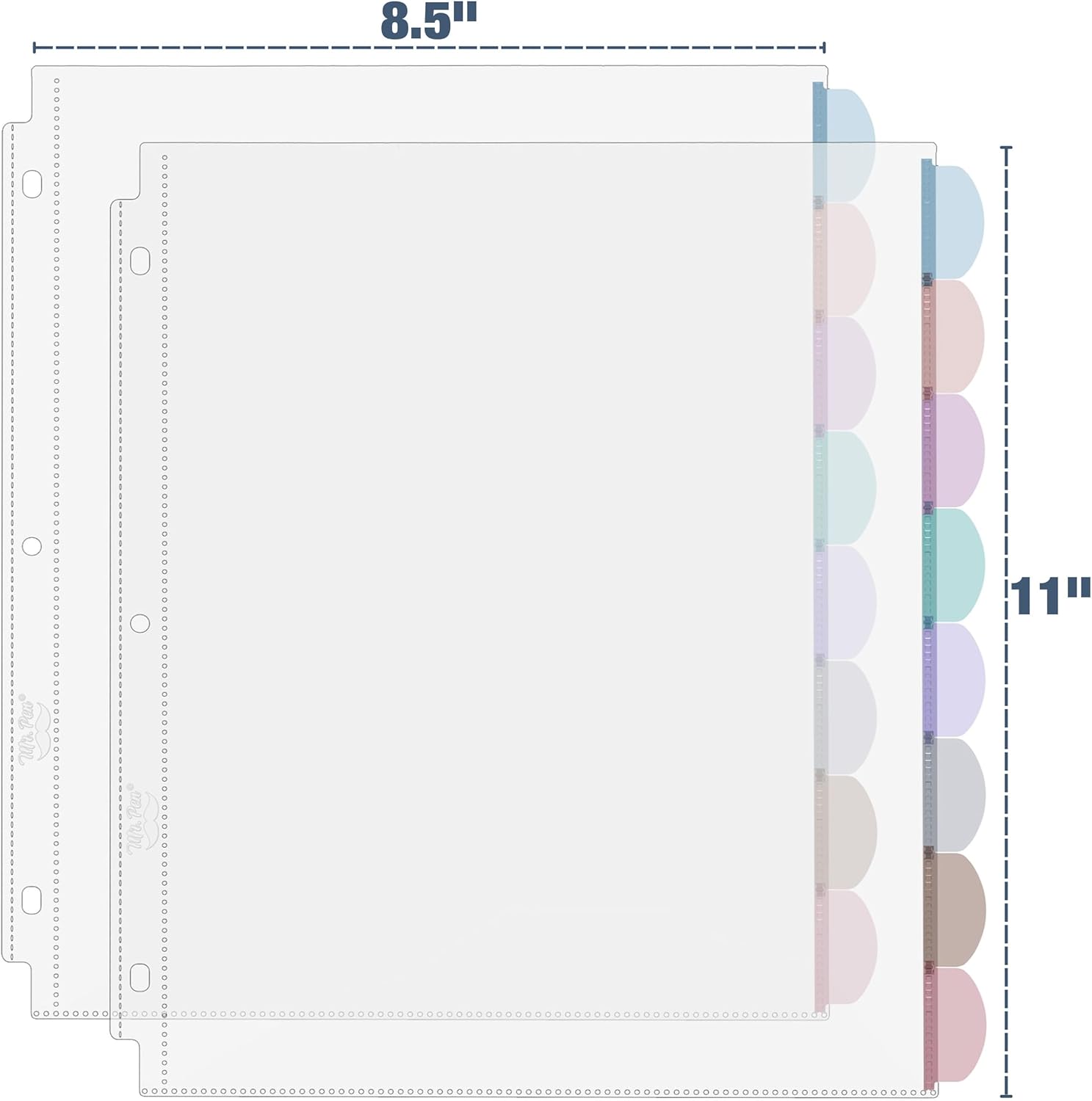A4 Clear Sheet Protectors with - مراجعة Index Tab Divider وسعره