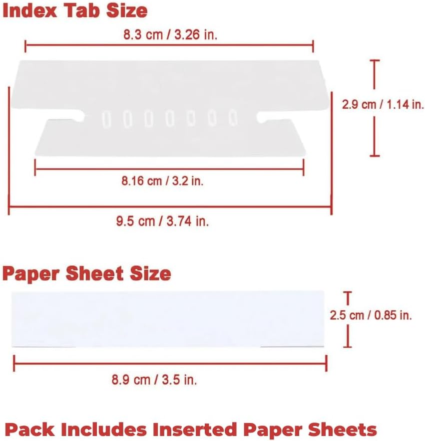 Clear Hanging Folder Tabs and  - مراجعة File Folder Hanging وسعره