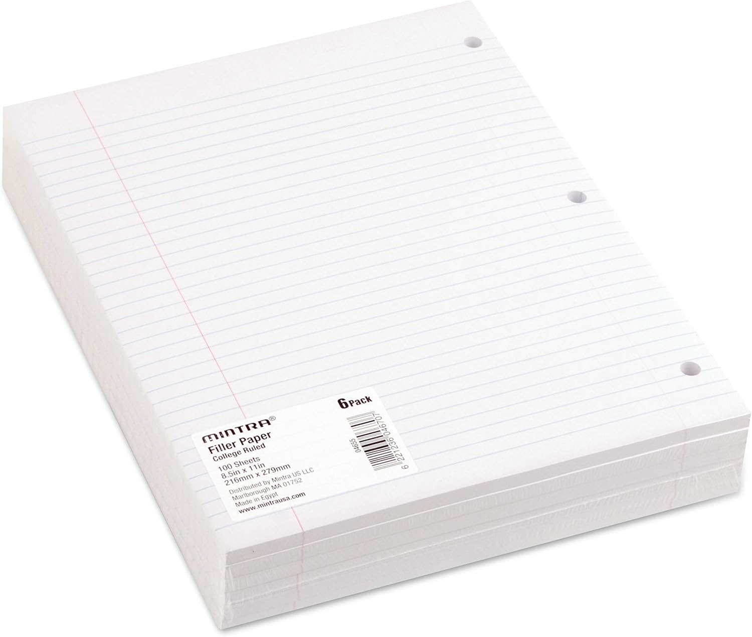 College Ruled Loose Leaf Fille - مراجعة Paper Punch 3 Hole وسعره
