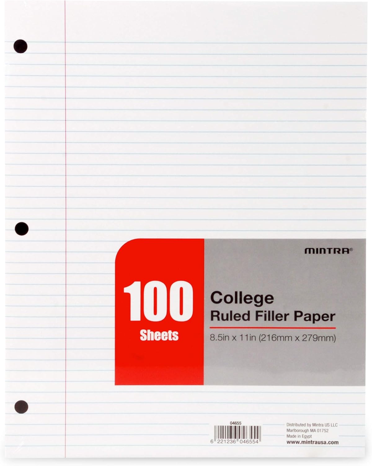College Ruled Loose Leaf Fille - مراجعة Paper Punch 3 Hole وسعره
