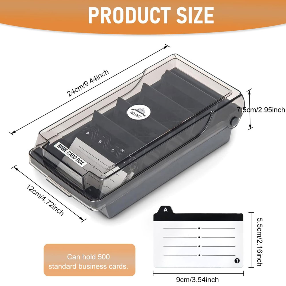 Desktop Business Card Box, Lar - مراجعة Index Tab Divider وسعره