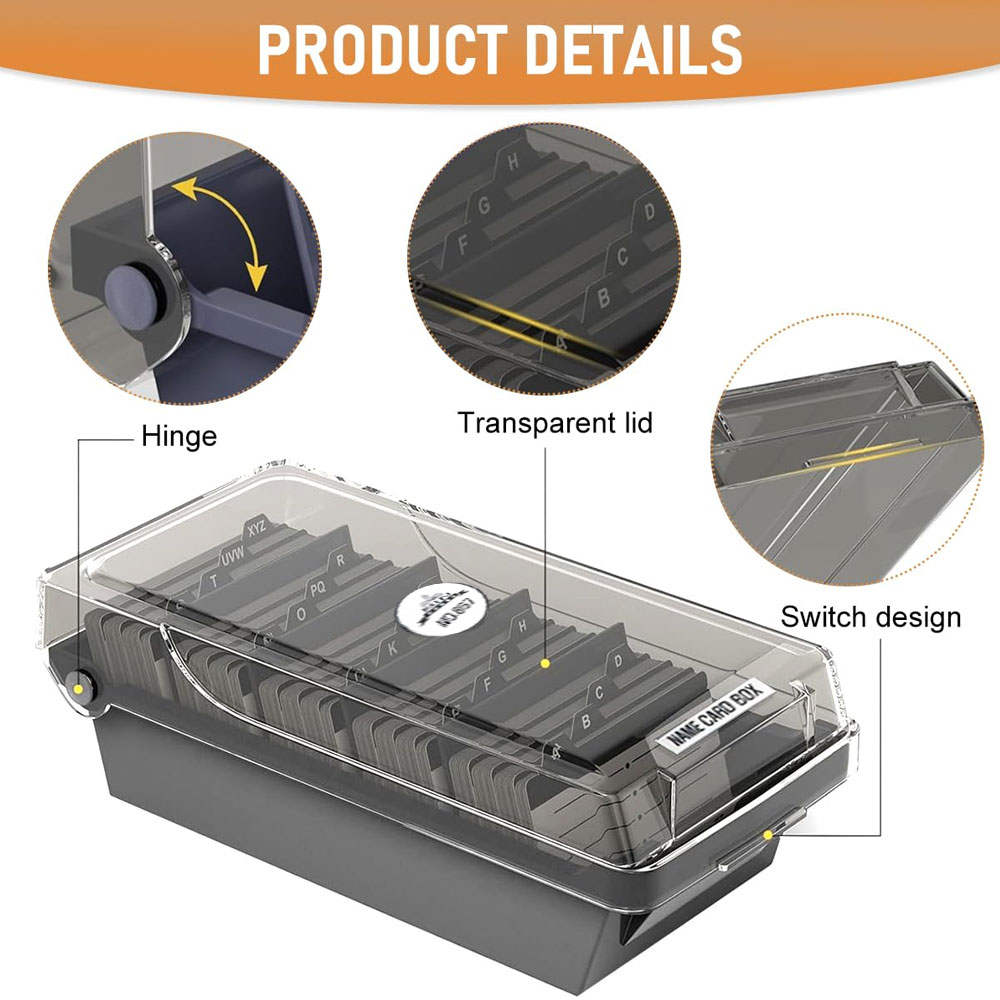 Desktop Business Card Box, Lar - مراجعة Index Tab Divider وسعره