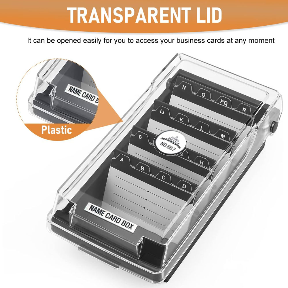 Desktop Business Card Box, Lar - مراجعة Index Tab Divider وسعره