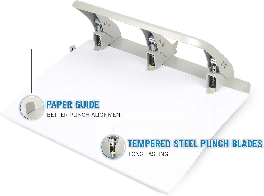 Medium-Duty 3 Hole Paper Punch - مراجعة Paper Punch 3 Hole وسعره