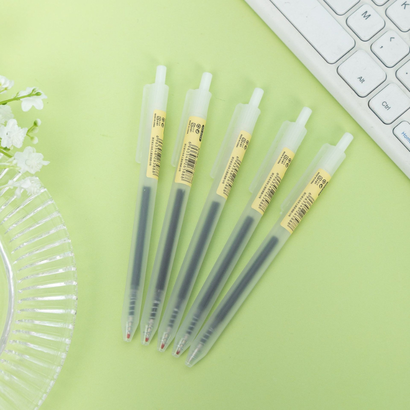 6/10Pcs 0.5mm Retractable Gel  - مراجعة Stationery Supplies Business وسعره