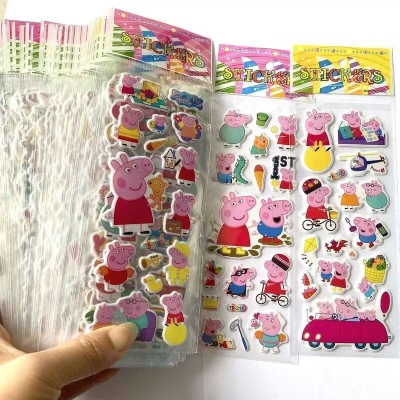 Peppa Pig cartoon sticker note - مراجعة Memo Pad Sticky وسعره