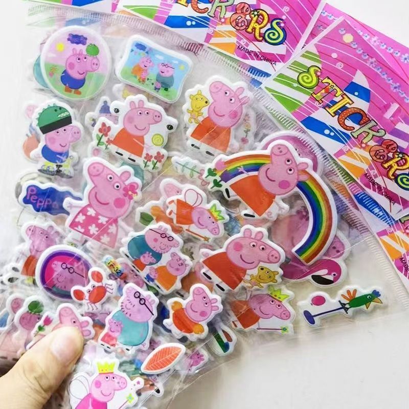 Peppa Pig cartoon sticker note - مراجعة Memo Pad Sticky وسعره