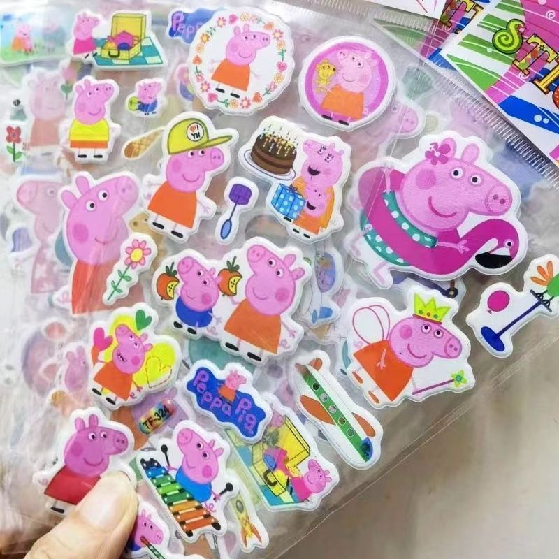 Peppa Pig cartoon sticker note - مراجعة Memo Pad Sticky وسعره