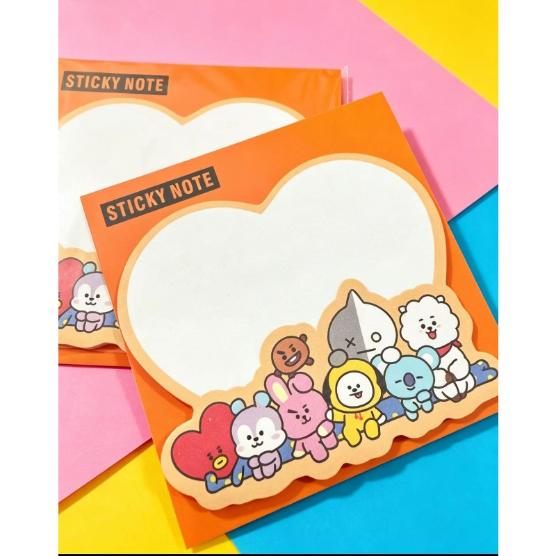 BT21 Creative Cute Sticky Note - مراجعة Memo Pad Sticky وسعره