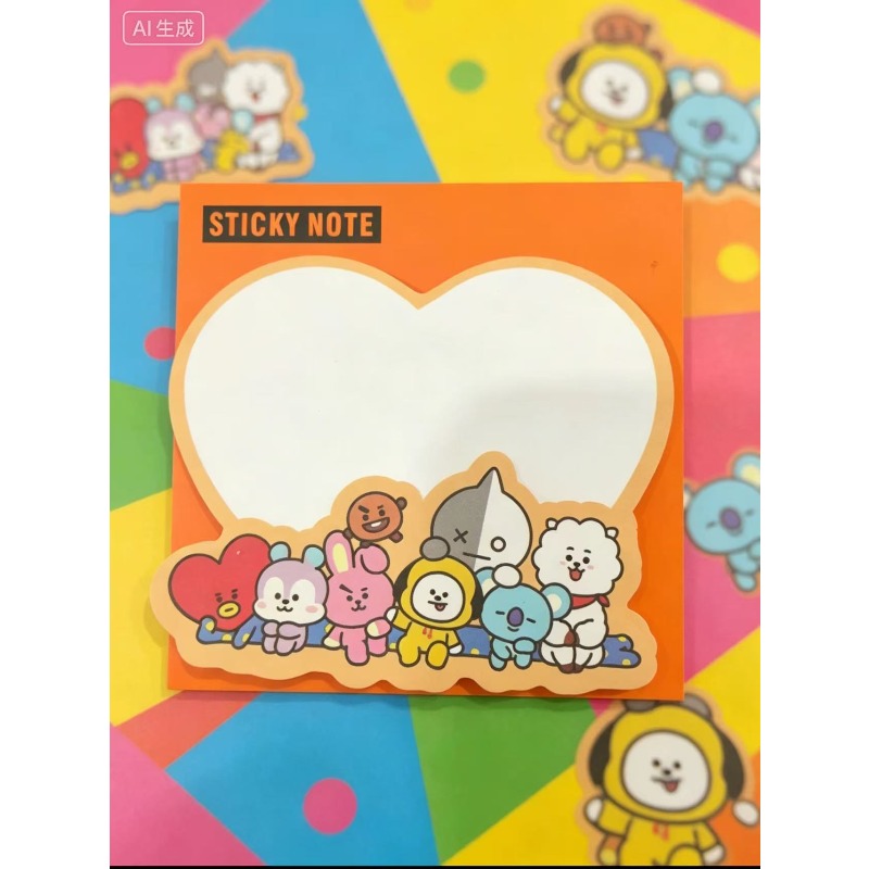 BT21 Creative Cute Sticky Note - مراجعة Memo Pad Sticky وسعره