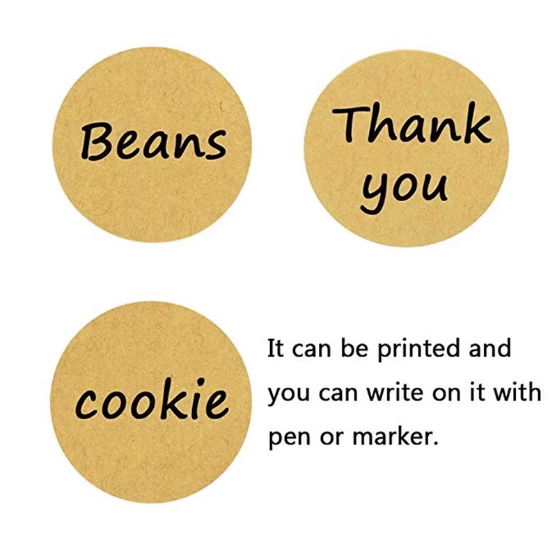 500Pcs Kraft Paper Stickers Ro - مراجعة Letter Envelope Kraft وسعره
