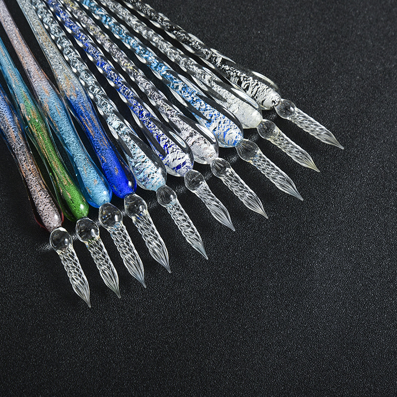 Colored Crystal Glass Dip Pen  - مراجعة Fountain Pen Ink وسعره
