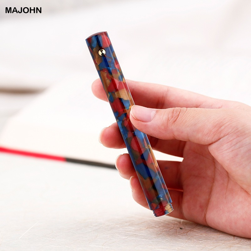 MAJOHN N8 Resin Glass Dip Pen  - مراجعة Fountain Pen Ink وسعره