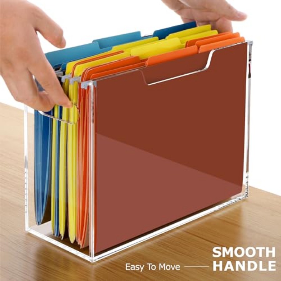 Clear Acrylic Hanging File Org - مراجعة File Folder Hanging وسعره
