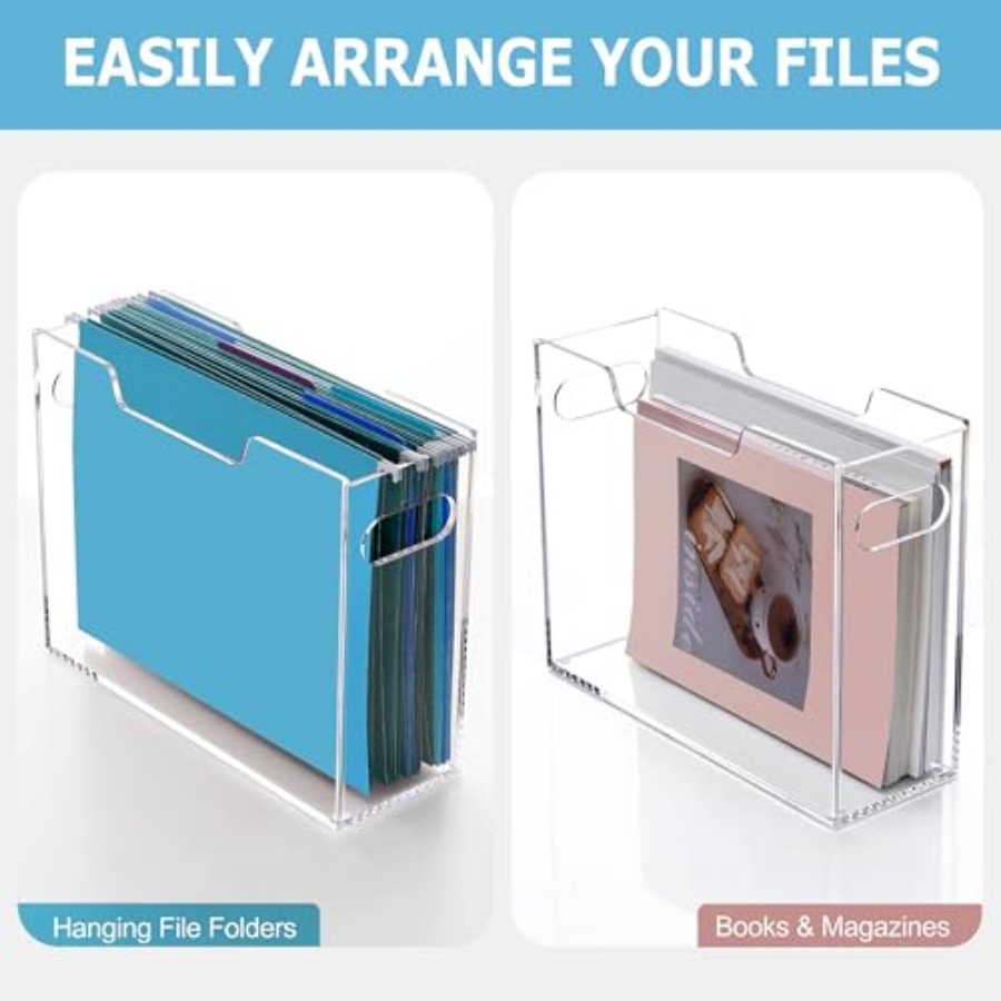 Clear Acrylic Hanging File Org - مراجعة File Folder Hanging وسعره