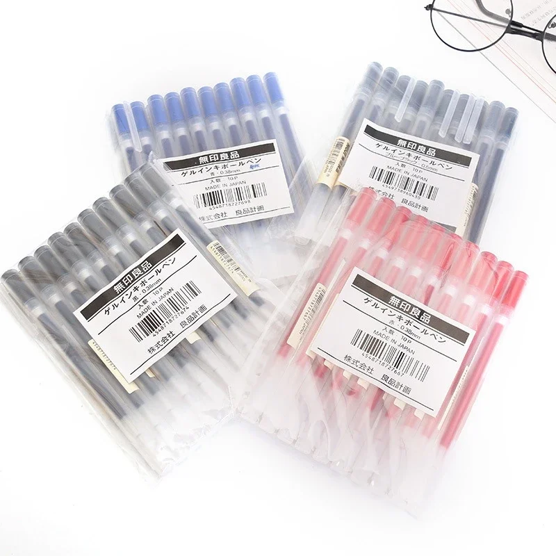 10-30Pcs/Set 0.38/0.5mm Gel pe - مراجعة Stationery Supplies Business وسعره