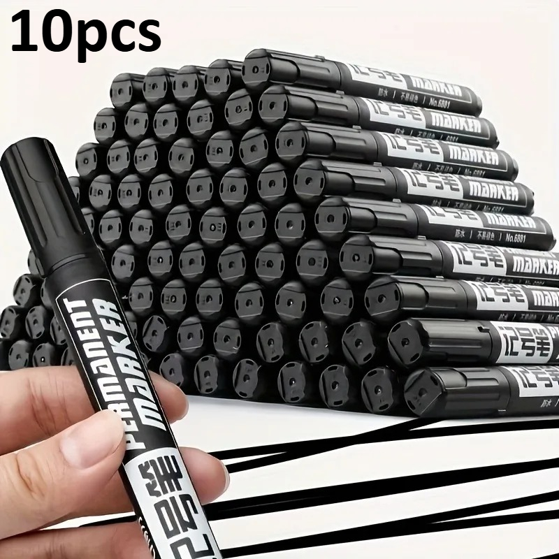 10pcs Permanent Marker Set, Bl - مراجعة Fountain Pen Ink وسعره
